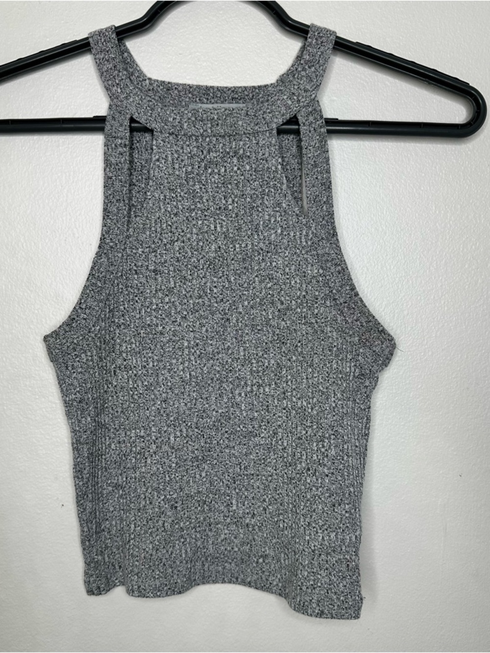 Charlotte Russe Grey Crop Tank Top XS